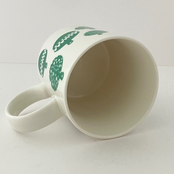 Starbucks 2016 Christmas Green Ornaments Ceramic Coffee Mug Cup 12 fl oz MINT - Picture 7 of 10